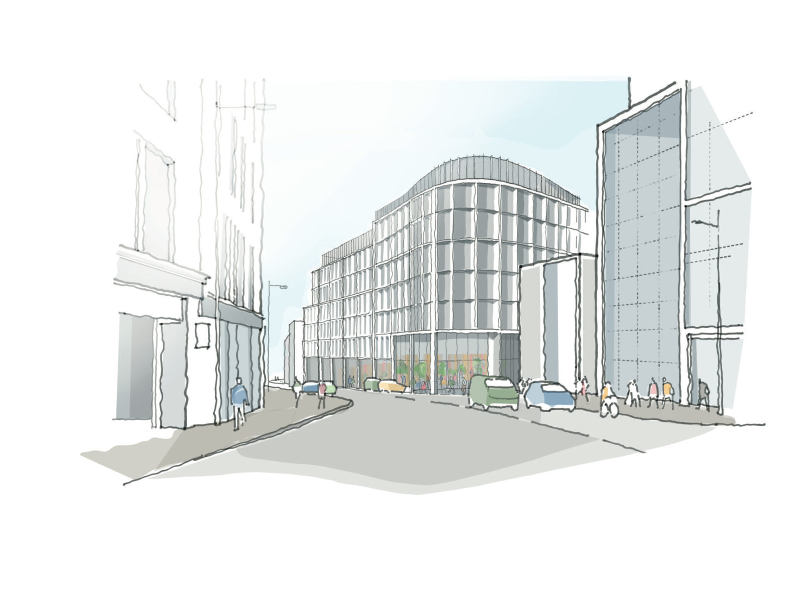 Sketch of Calton Square proposals